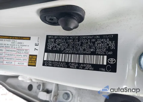 2017 Toyota Prius Prime Premium from USA, damaged, VIN JTDKARFP6H3059949